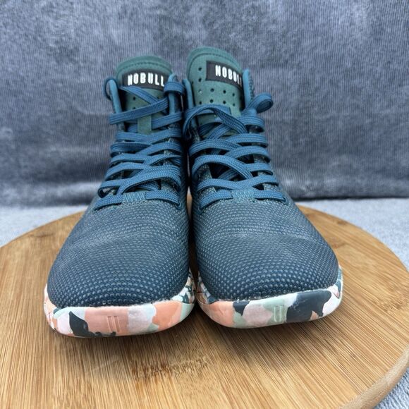 Nobull Trainer Womens Size 8 Green High Top Workout Causal Comfort Sneakers - Picture 2 of 9